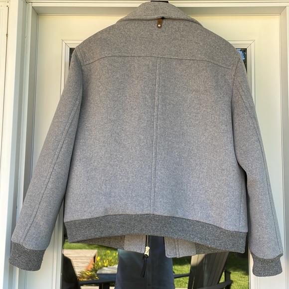 Mackage Aeron fur trimmed wool bomber - Picture 5 of 7